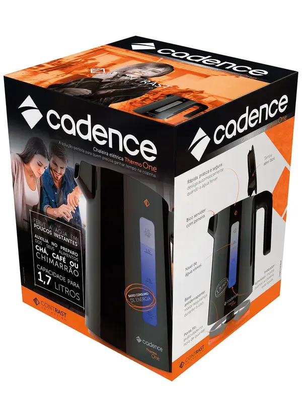 Cadence - Chaleira Elétrica Contrast 127 V 4