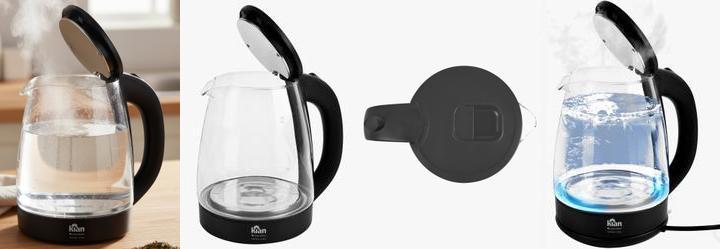 Chaleira El�trica Em Vidro 1,7l - 220v