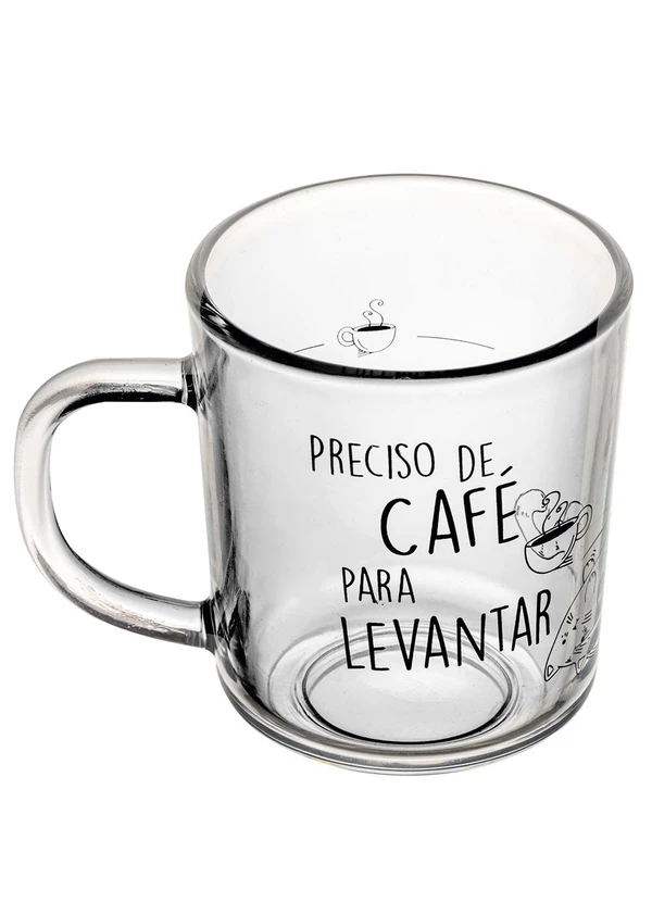 Lar e Lazer - Conjunto 2 Canecas de Vidro de Café 220ml - Lyor 3