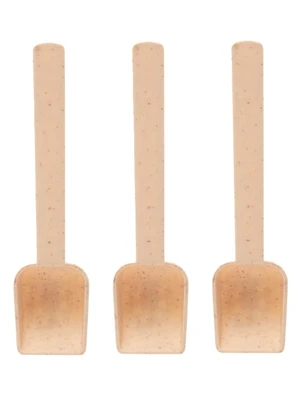 Lar e Lazer - Conjunto 3 Porta Temperos de Bambu 130 Ml Bege - LAR E LAZER