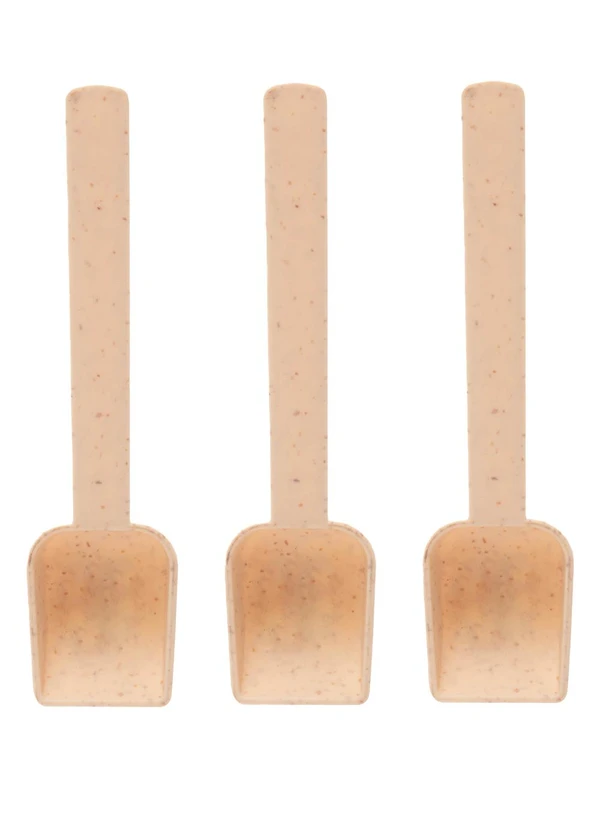 Lar e Lazer - Conjunto 3 Porta Temperos de Bambu 130 Ml Bege 2