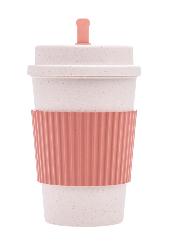 Lar e Lazer - Copo de Café com Tampa e Mexedor Sortido Bambu 3