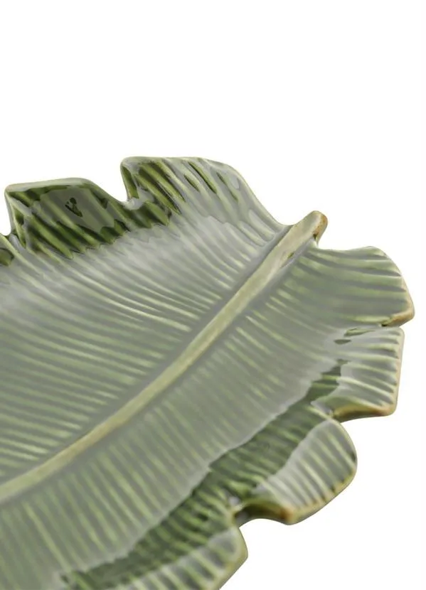 Lar e Lazer - Folha Decorativa Cerâmica Banana Verde 4
