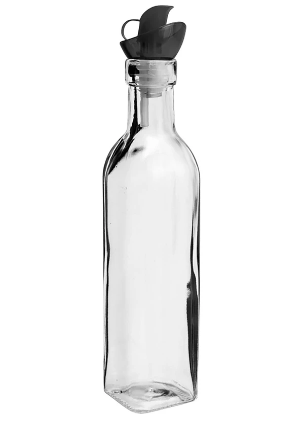 Lar e Lazer - Garrafa para Azeite de Vidro Tampa Plástica Preta 10