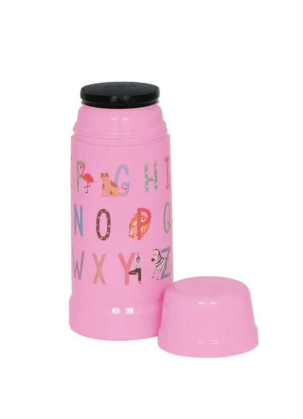 Mor - Garrafa Térmica Alfabeto Rosa 300 Ml 2