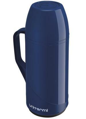 Garrafa Trmica em Pltico Azul