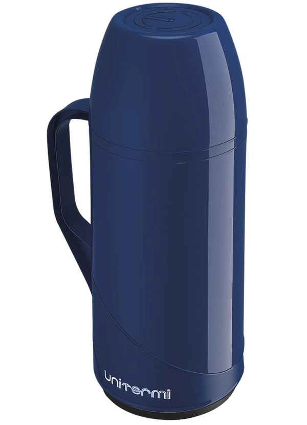 Lar e Lazer - Garrafa Térmica em Plático Azul