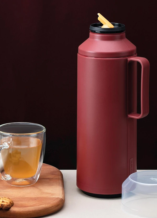 Tramontina - Garrafa Térmica Tramontina Vermelha 1l 2