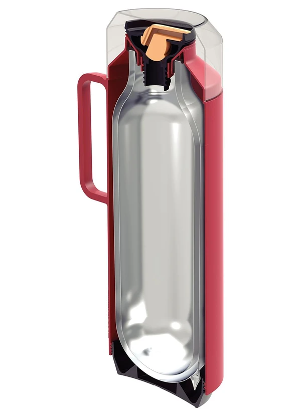 Tramontina - Garrafa Térmica Tramontina Vermelha 1l 4