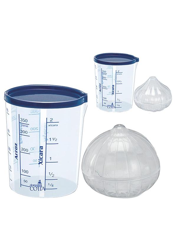 Kit Copo de Medida e Porta Sobras (Sortido)