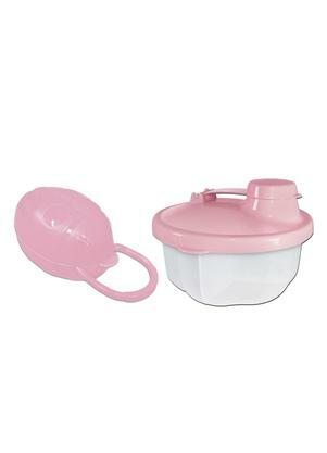 Kit Porta Leite com Porta Chupeta Rosa