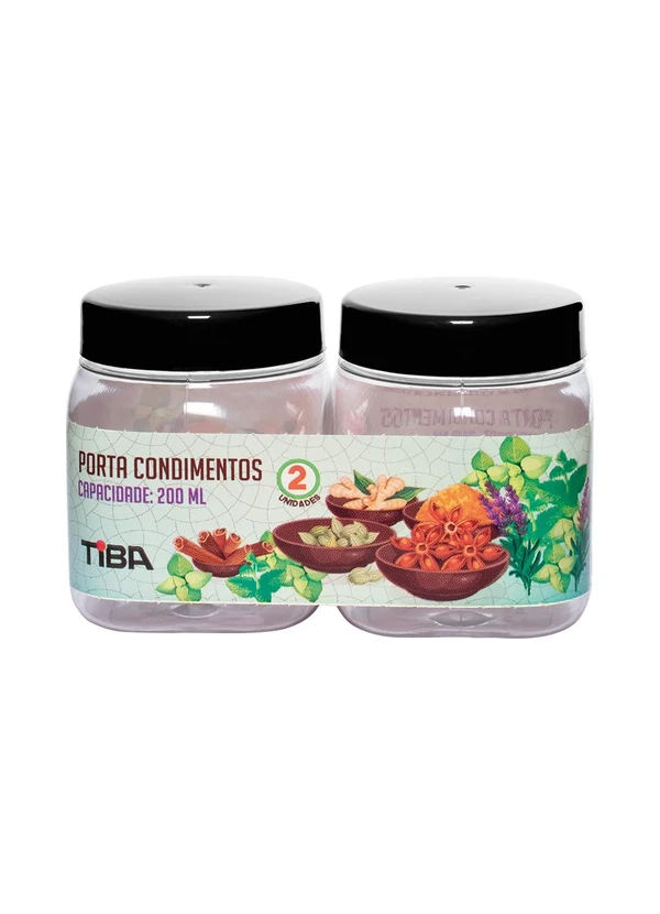 Lar e Lazer - Porta Condimento Transparente 200 Ml