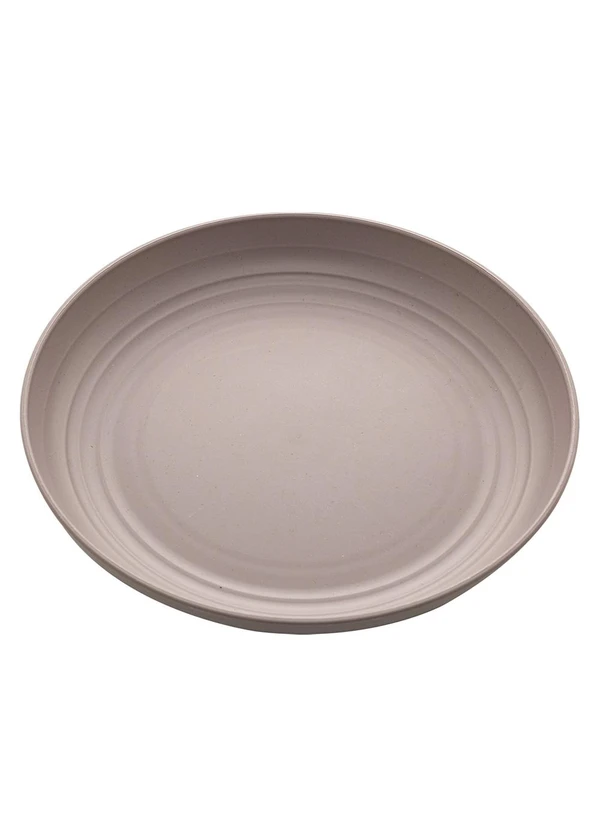 Lar e Lazer - Prato para Servir de Bambu e Pp Lines Sortido 4