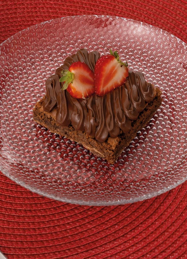 Lar e Lazer - Prato para Sobremesa Em Vidro