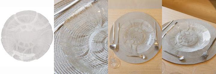 Prato Raso Lunar Em Vidro 20cm - 1 Pe�a