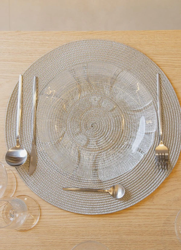 Lar e Lazer - Prato Raso Lunar Em Vidro 20cm - 1 Peça 3