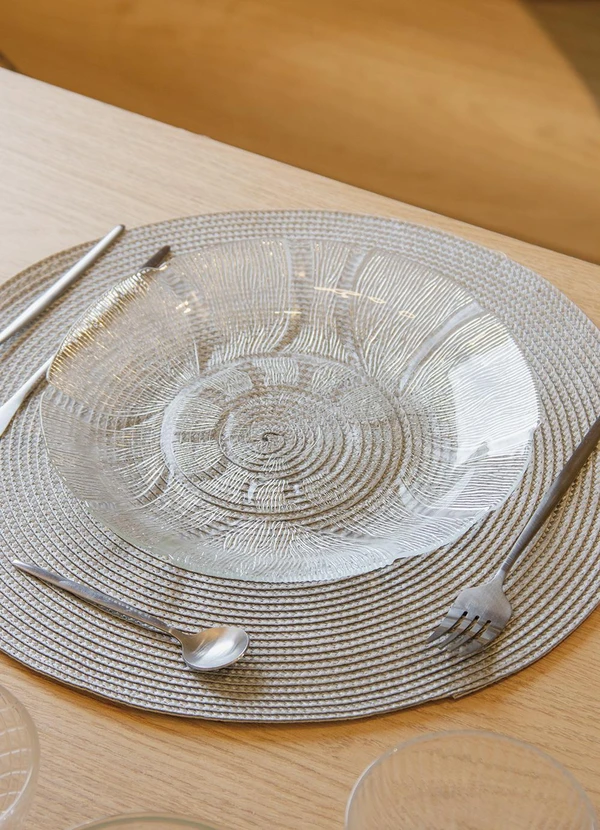 Lar e Lazer - Prato Raso Lunar Em Vidro 20cm - 1 Peça 4