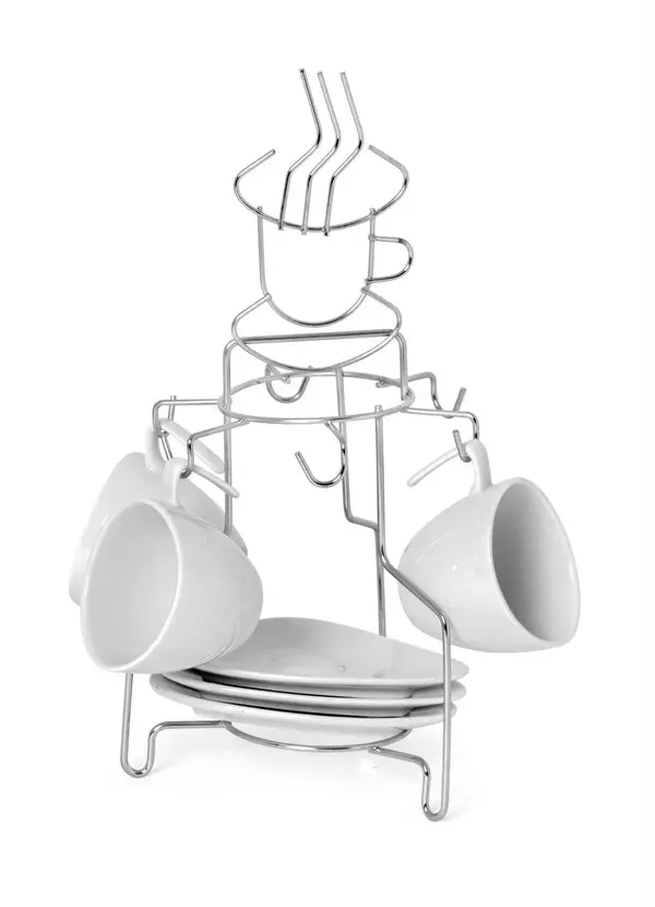 Lar e Lazer - Suporte Porta Xícaras e Pires Aramado 1 Peça 2