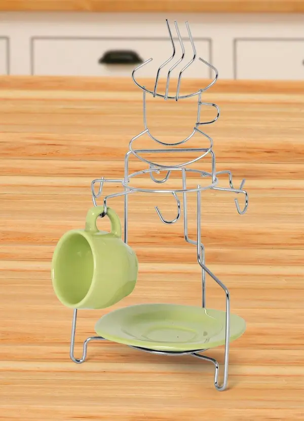 Lar e Lazer - Suporte Porta Xícaras e Pires Aramado 1 Peça 3