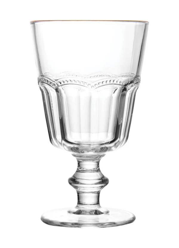 Lar e Lazer - Taça de Água Belle Epoque com Fio Dourado 5