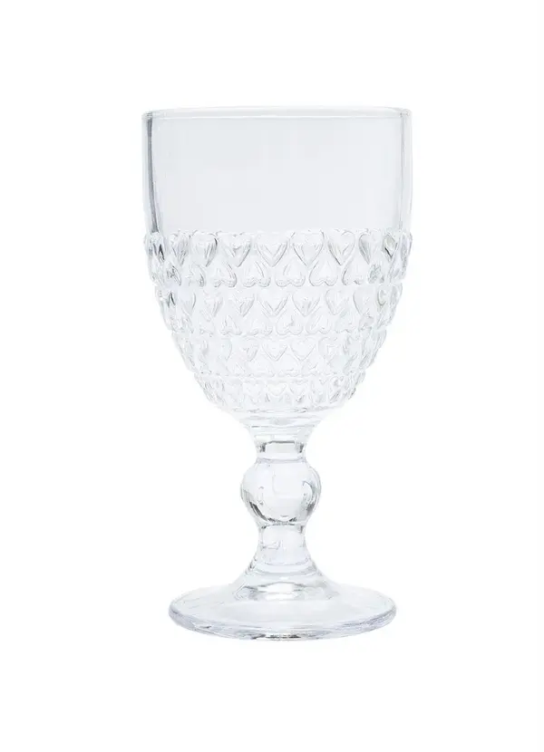 Lar e Lazer - Taça de Cristal Coração 300 Ml 1