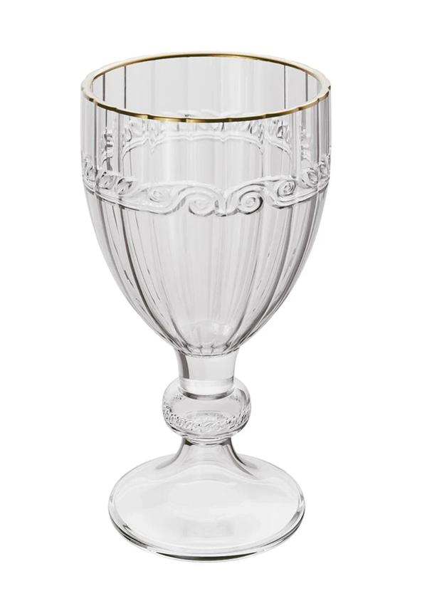 Taa de Licor com Fio Dourado Imperial (Em Vidro)
