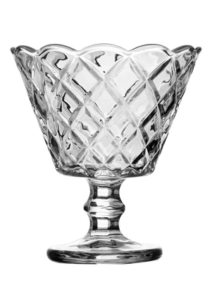Lar e Lazer - Taça para Sobremesa de Vidro Diamante 150ml - Ly - LAR E LAZER