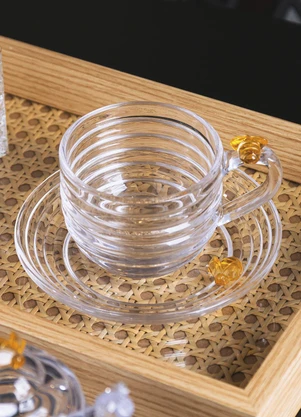 Lar e Lazer - Xícara de Chá com Pires Little Bee 200ml - LAR E LAZER