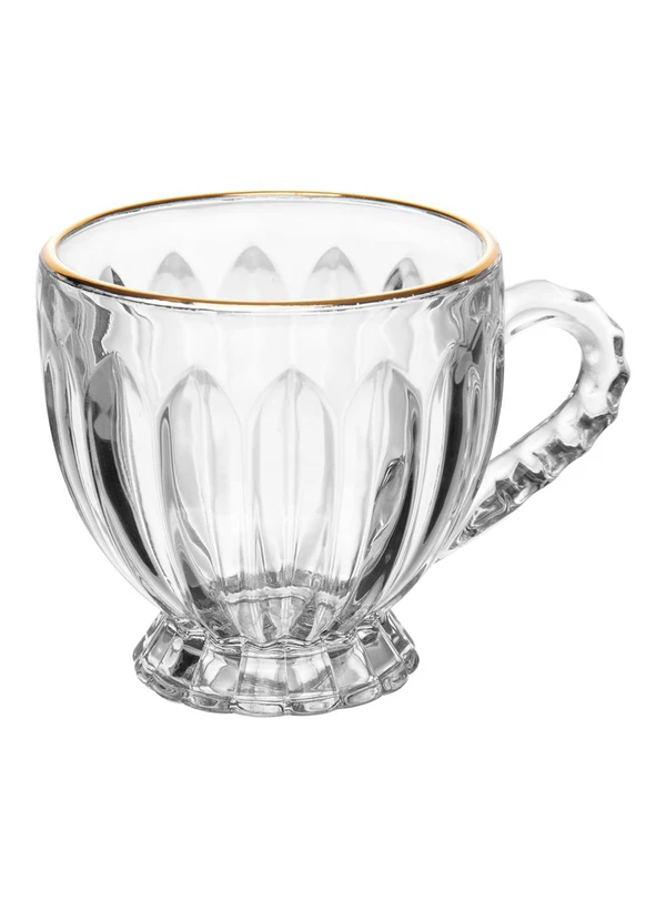 Lar e Lazer - Xícara Renaissance com Fio de Ouro 200ml 2