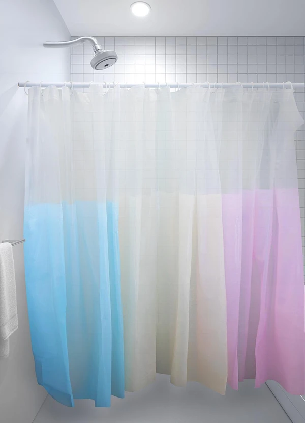 Lar e Lazer - Cortina Lisa para Box Rosa