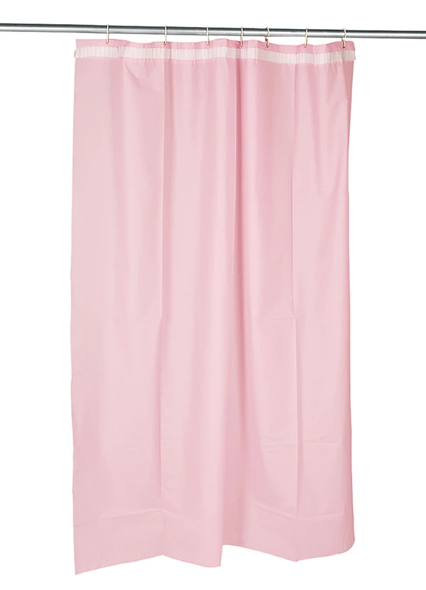 Lar e Lazer - Cortina Lisa para Box Rosa 2