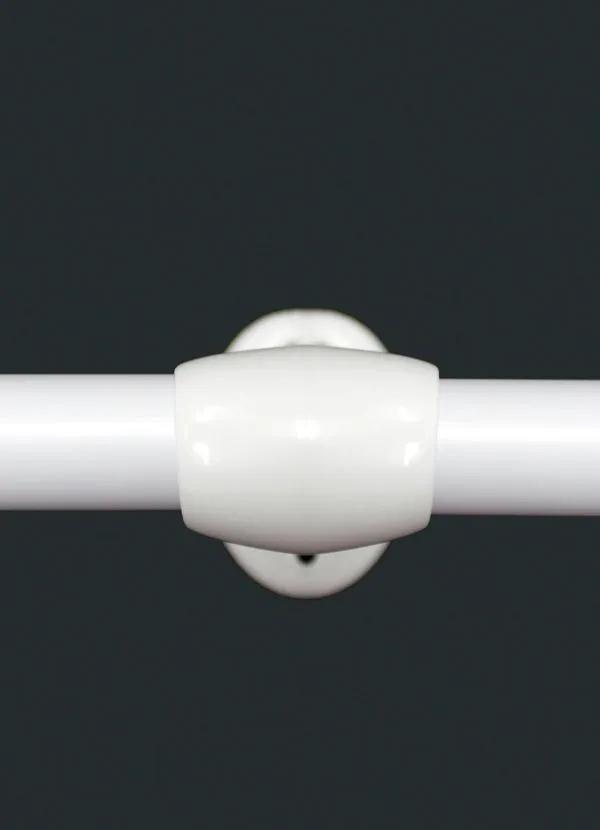 Lar e Lazer - Kit Varão Cortina Ajustável Até 1,5 Metro Branco 2