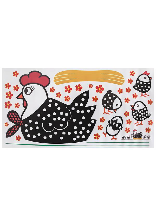 Lar e Lazer - Adesivo Decorativo Galinha Carijó 1 Peça 2