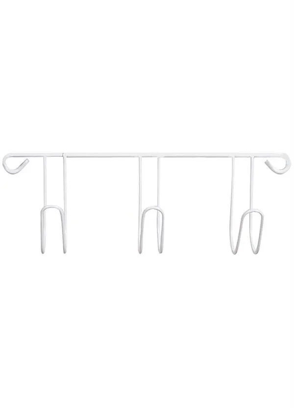Lar e Lazer - Cabide com 3 Ganchos Em Metal 1 Peça