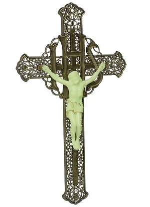 Lar e Lazer - Crucifixo Fosforescente 1 Peça - LAR E LAZER