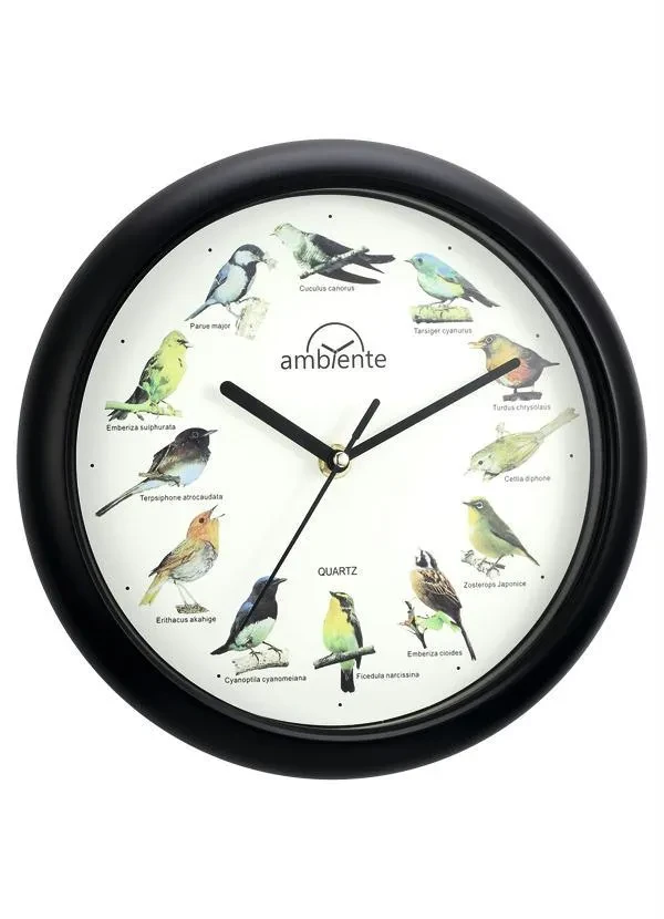 Lar e Lazer - Relógio de Parede Pássaros 1 Peça 1