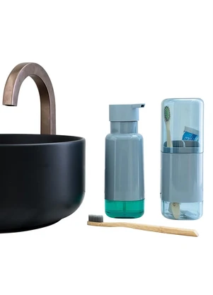 Lar e Lazer - Kit de Banheiro Azul 2 Peças - LAR E LAZER