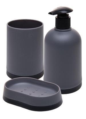 Kit para Banheiro 3 Peas (Cinza)