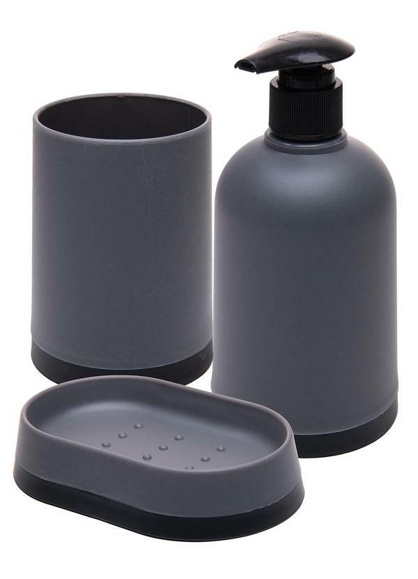 Kit para Banheiro 3 Peas (Cinza)