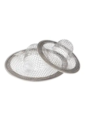 Lar e Lazer - Kit Ralos para Pia Vazado Prata 2 Peças - LAR E LAZER