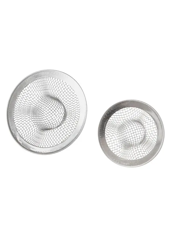 Lar e Lazer - Kit Ralos para Pia Vazado Prata 2 Peças 2