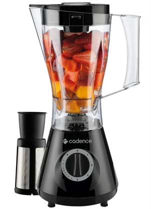 Cadence - Liquidificador Trapeze Preto 127v - CADENCE
