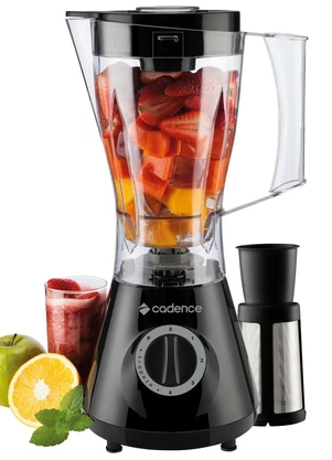 Cadence - Liquidificador Trapeze Preto 127v - CADENCE