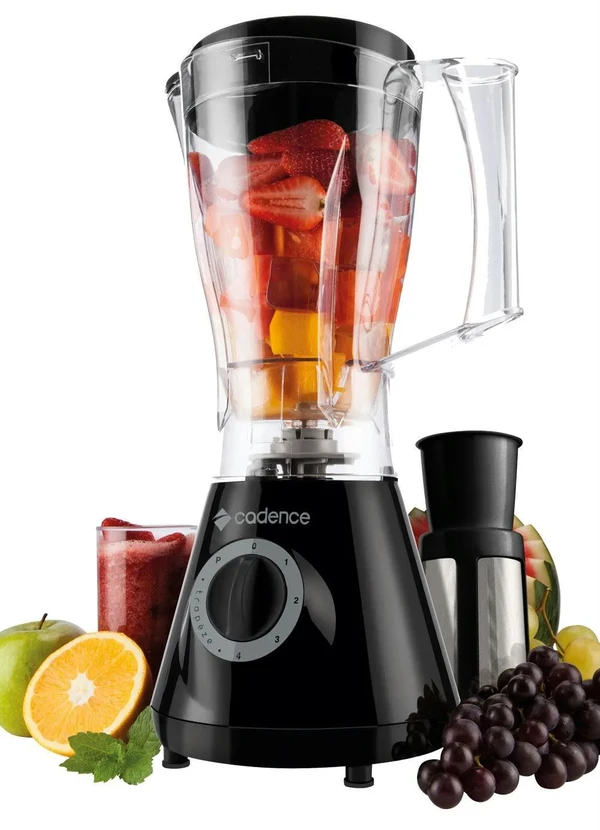 Cadence - Liquidificador Trapeze Preto 127v 3