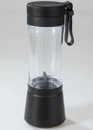 Lar e Lazer - Mixer Portátil com Entrada Usb Preto - LAR E LAZER