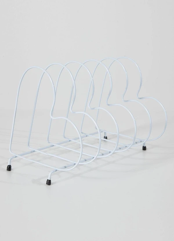 Lar e Lazer - Escorredor de Pratos Coração Branco 1 Peça 2