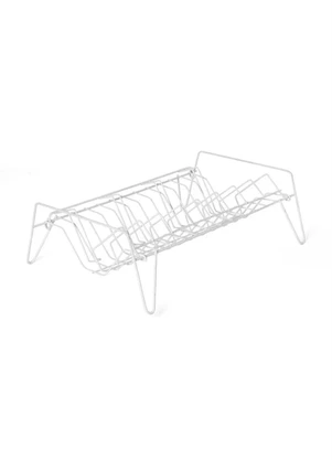 Lar e Lazer - Escorredor Dobrável de Louças Branco 32 cm - LAR E LAZER