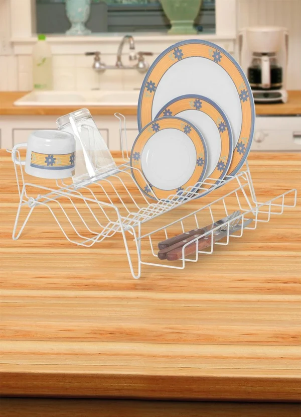 Lar e Lazer - Escorredor Dobrável de Louças Branco 32 cm 3