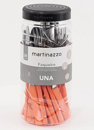 Martinazzo - Kit Talheres Love 24 Peças - MARTINAZZO