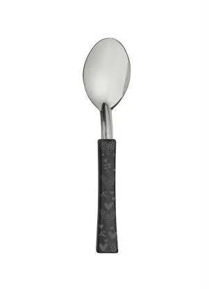 Martinazzo - Kit Talheres Love Preto 24 Peças - MARTINAZZO